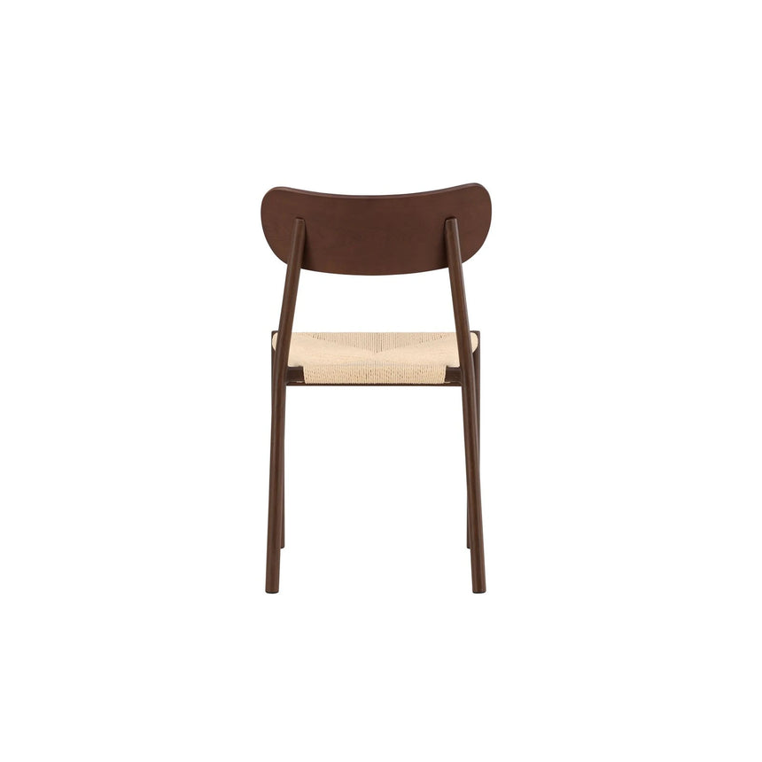 Polly Esszimmerstuhl Metall+Sperrholz Mocca Lackierung / Beige Seil 88x42x55 cm von Venture Home – Produktbild 13