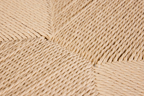 Polly Esszimmerstuhl Metall+Sperrholz Mocca Lackierung / Beige Seil 88x42x55 cm von Venture Home – Produktbild 4