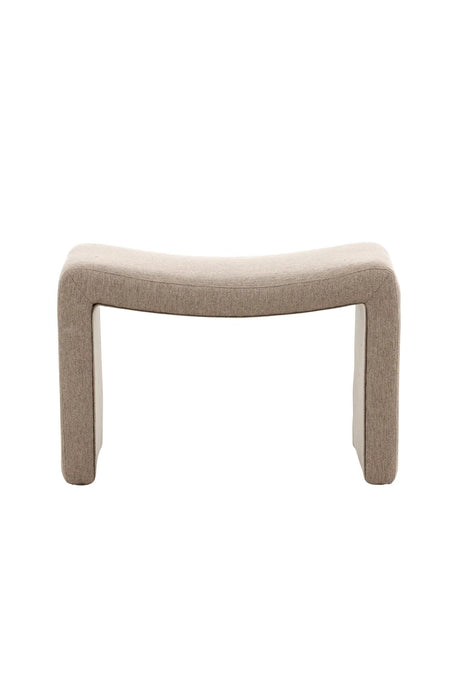 Pouf Bonn in braun von Venture Home – Bild 1