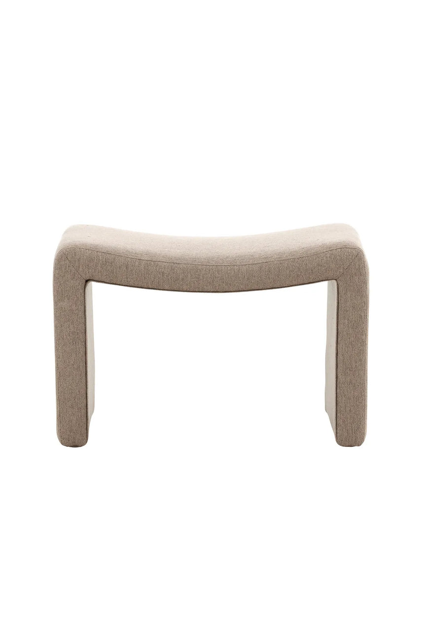 Pouf Bonn in braun von Venture Home – Bild 1
