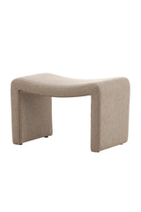 Pouf Bonn in braun von Venture Home – Bild 2