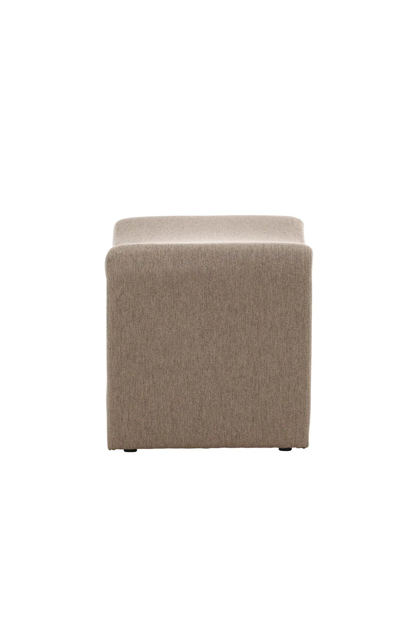 Pouf Bonn in braun von Venture Home – Bild 4