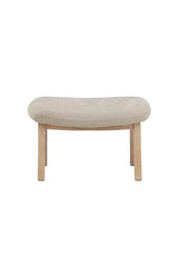 Pouf Rile aus Gummiholz in tünchenfarbenem Beige von Venture Home – Bild 4