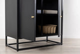 Regal Bakal aus Stahl in schwarz, 80x40x190 cm von Venture Home – Bild 40