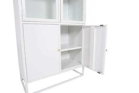 Regal Bakal aus Stahl in weiß, 80x40x190 cm von Venture Home – Bild 2