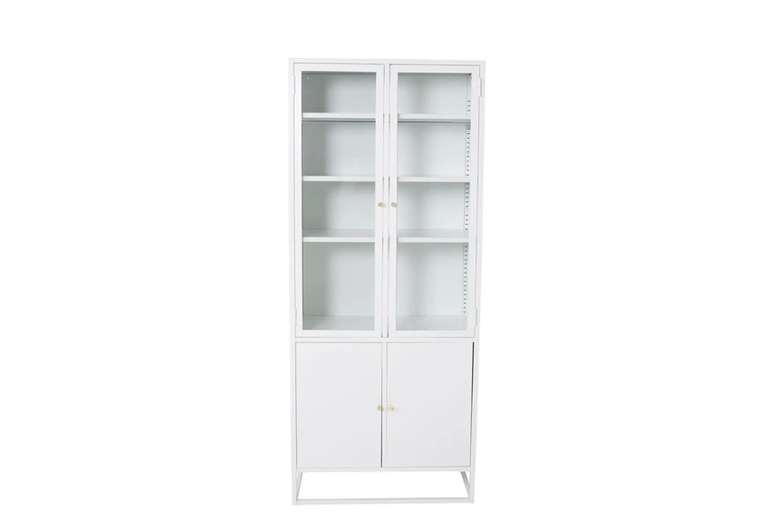 Regal Bakal aus Stahl in weiß, 80x41x190 cm von Venture Home – Bild 1