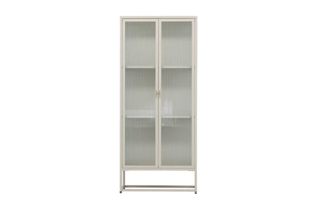 Regal Garis aus Stahl mit Glas in beige, 40x70x160 cm von Venture Home – Bild 22