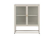 Regal Garis aus Stahl mit Glas in beige, 40x70x80 cm von Venture Home – Bild 18