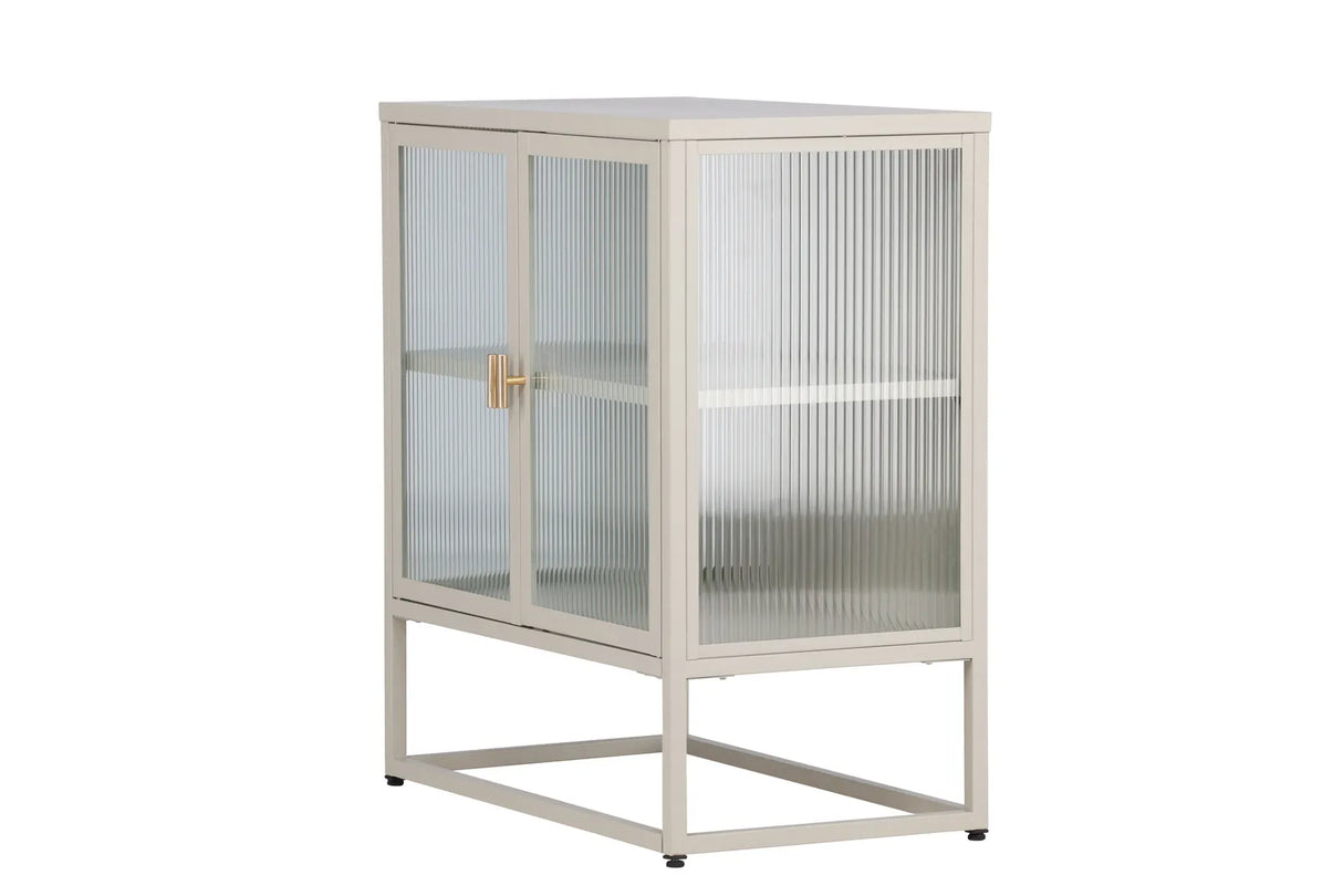 Regal Garis aus Stahl mit Glas in beige, 40x70x80 cm von Venture Home – Bild 20