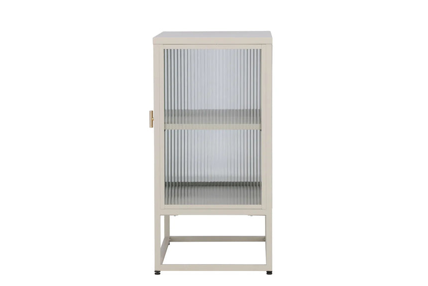 Regal Garis aus Stahl mit Glas in beige, 40x70x80 cm von Venture Home – Bild 21