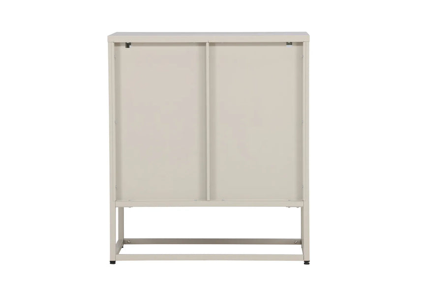 Regal Garis aus Stahl mit Glas in beige, 40x70x80 cm von Venture Home – Bild 24
