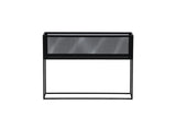 Regal Netz aus Stahl in schwarz, 30x110x80 cm von Venture Home – Bild 17