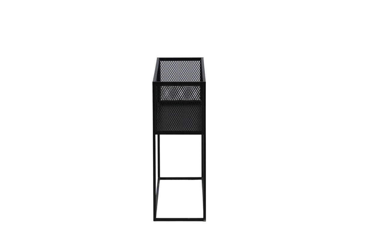 Regal Netz aus Stahl in schwarz, 30x110x80 cm von Venture Home – Bild 20