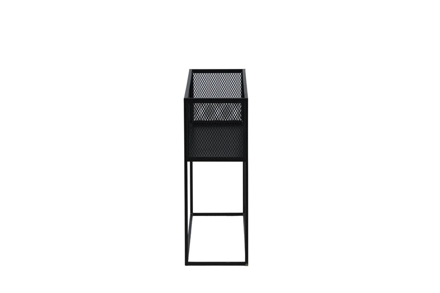 Regal Netz aus Stahl in schwarz, 30x110x80 cm von Venture Home – Bild 20