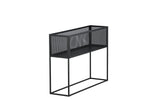 Regal Netz aus Stahl in schwarz, 30x110x80 cm von Venture Home – Bild 21