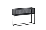 Regal Netz aus Stahl in schwarz, 30x110x80 cm von Venture Home – Bild 22