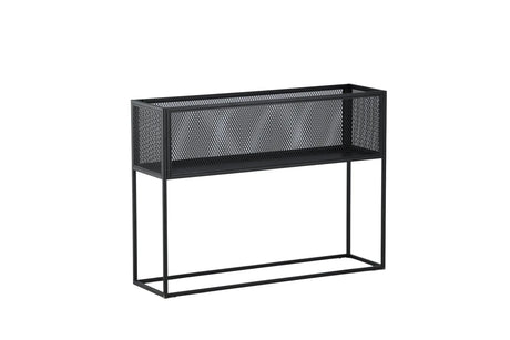 Regal Netz aus Stahl in schwarz, 30x110x80 cm von Venture Home – Bild 22