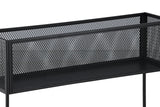 Regal Netz aus Stahl in schwarz, 30x110x80 cm von Venture Home – Bild 29