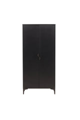 Regal Piring aus Stahl in schwarz, 45x85x183 cm von Venture Home – Bild 1