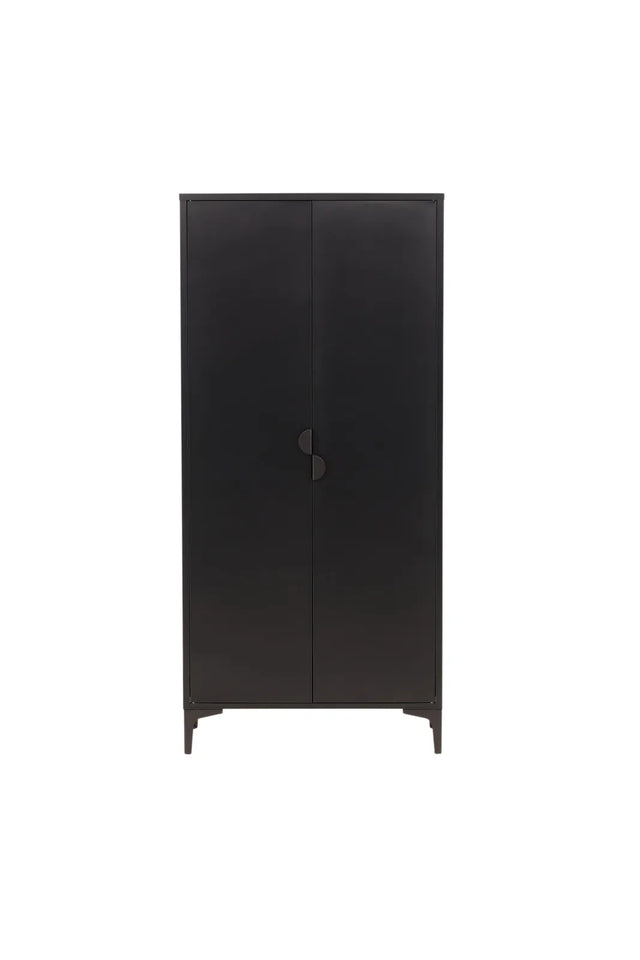 Regal Piring aus Stahl in schwarz, 45x85x183 cm von Venture Home – Bild 1