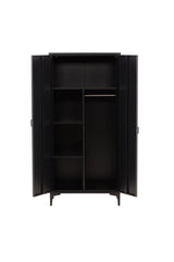 Regal Piring aus Stahl in schwarz, 45x85x183 cm von Venture Home – Bild 13