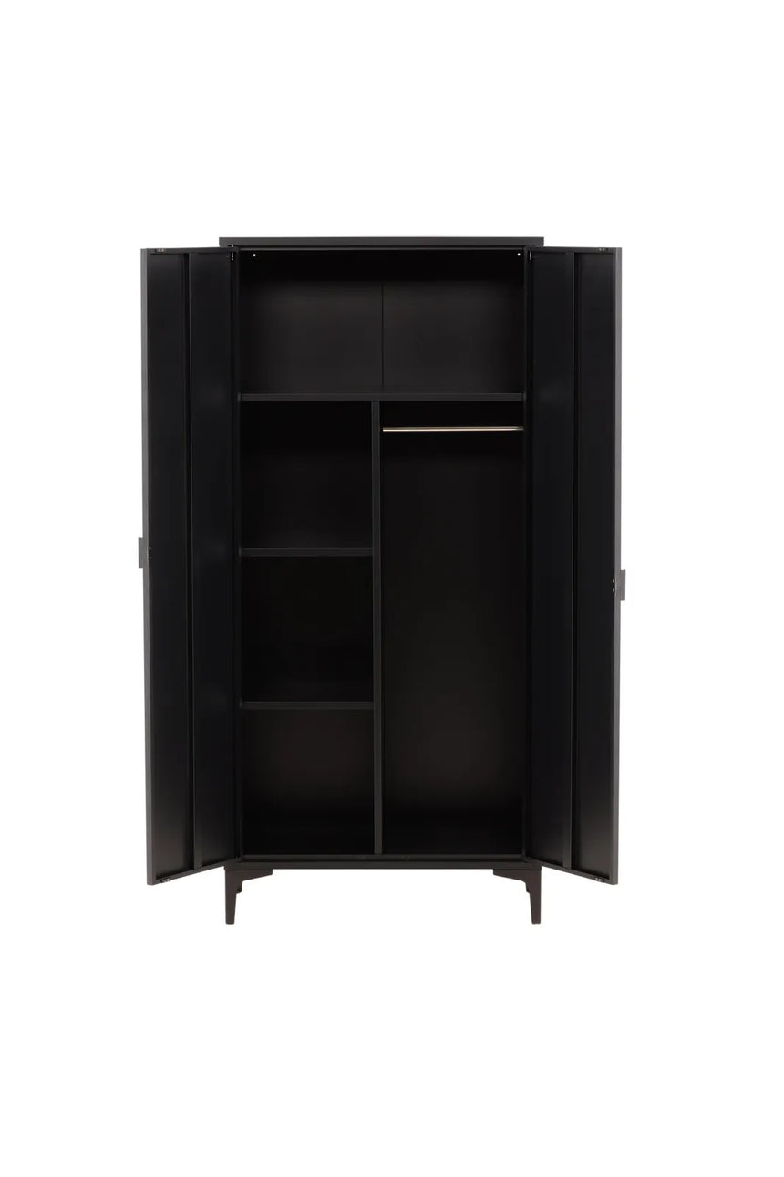 Regal Piring aus Stahl in schwarz, 45x85x183 cm von Venture Home – Bild 13