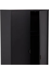 Regal Piring aus Stahl in schwarz, 45x85x183 cm von Venture Home – Bild 14