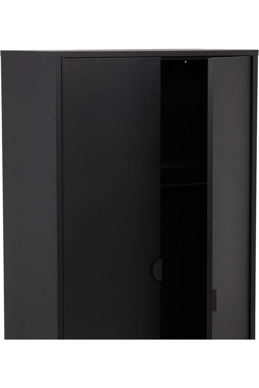 Regal Piring aus Stahl in schwarz, 45x85x183 cm von Venture Home – Bild 14