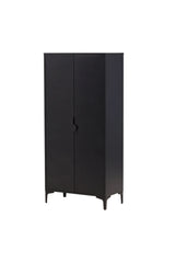 Regal Piring aus Stahl in schwarz, 45x85x183 cm von Venture Home – Bild 2