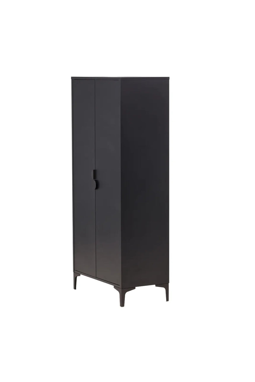 Regal Piring aus Stahl in schwarz, 45x85x183 cm von Venture Home – Bild 3