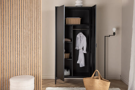 Regal Piring aus Stahl in schwarz, 45x85x183 cm von Venture Home – Bild 36