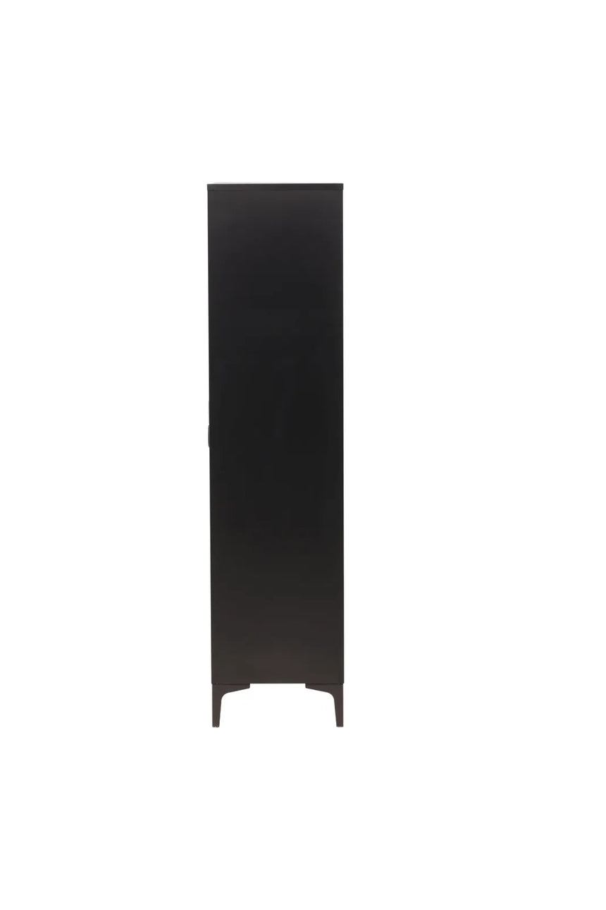 Regal Piring aus Stahl in schwarz, 45x85x183 cm von Venture Home – Bild 4