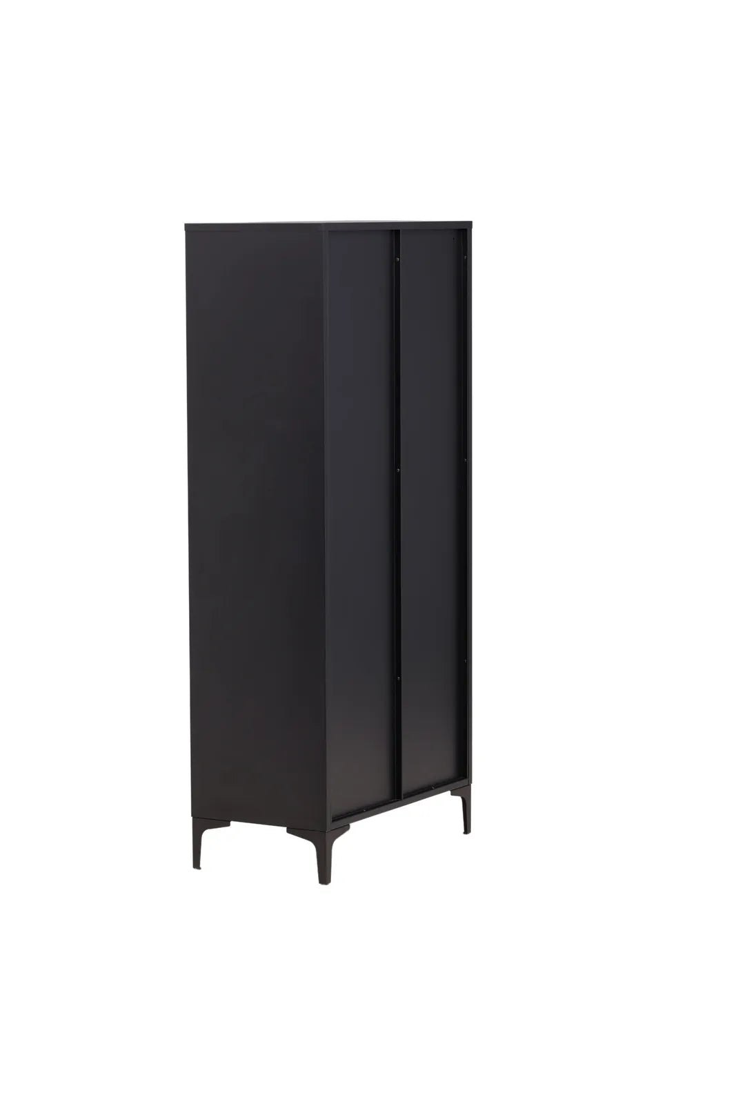 Regal Piring aus Stahl in schwarz, 45x85x183 cm von Venture Home – Bild 5