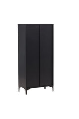 Regal Piring aus Stahl in schwarz, 45x85x183 cm von Venture Home – Bild 6