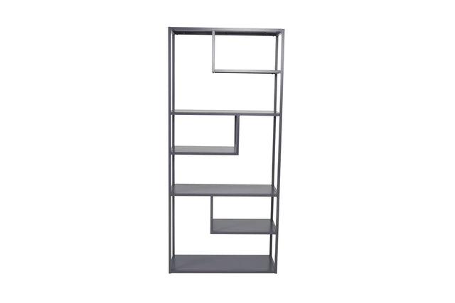 Regal Staal aus Stahl in hellgrau, 35x85x188 cm von Venture Home – Bild 1