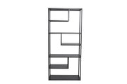 Regal Staal aus Stahl in schwarz, 35x85x190 cm von Venture Home – Bild 1