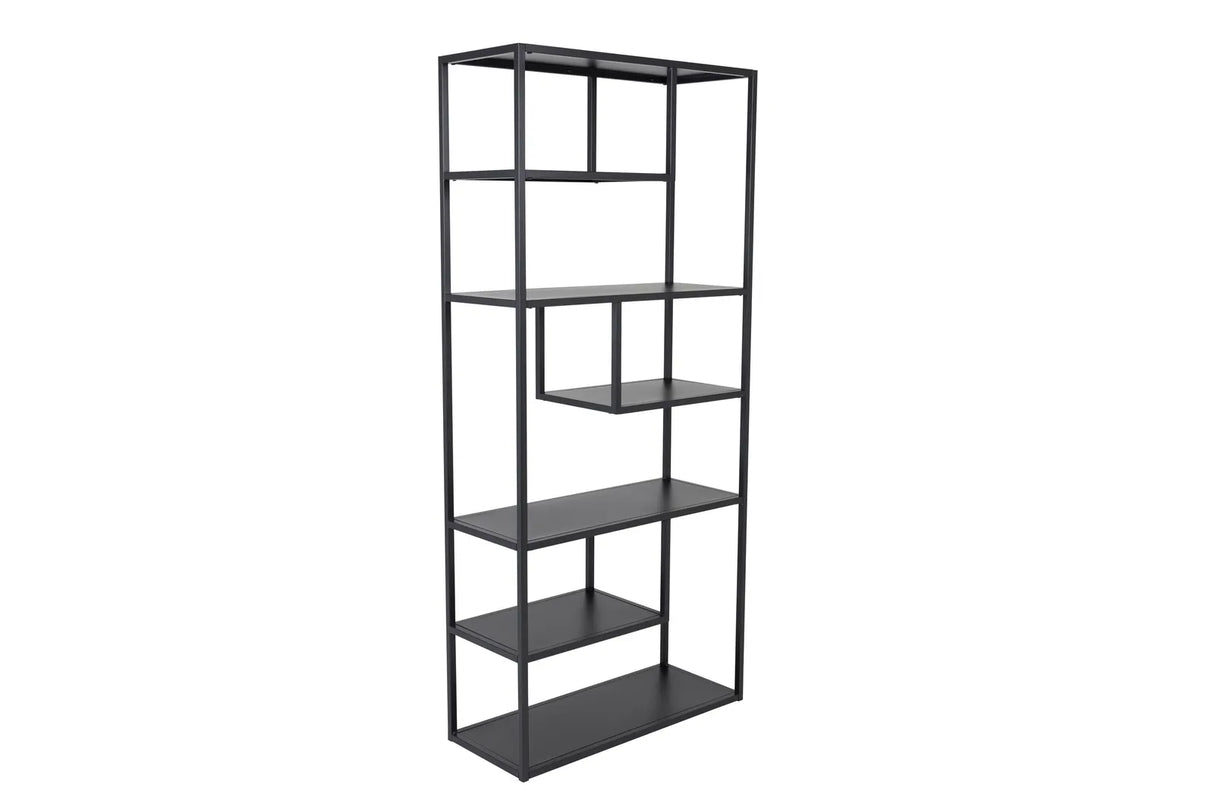 Regal Staal aus Stahl in schwarz, 35x85x190 cm von Venture Home – Bild 2