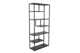 Regal Staal aus Stahl in schwarz, 35x85x190 cm von Venture Home – Bild 2