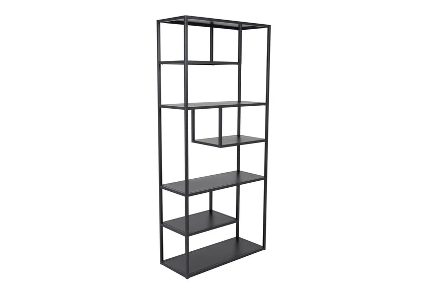 Regal Staal aus Stahl in schwarz, 35x85x190 cm von Venture Home – Bild 2