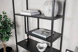 Regal Staal aus Stahl in schwarz, 35x85x190 cm von Venture Home – Bild 6