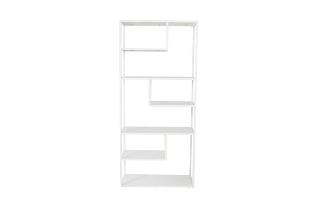 Regal Staal aus Stahl in weiß, 35x85x188 cm von Venture Home – Bild 1
