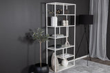 Regal Staal aus Stahl in weiß, 35x85x188 cm von Venture Home – Bild 5