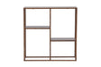 Regal Staal walnussfarbend, 26x80x81 cm von Venture Home – Bild 17