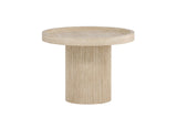 Runder Beistelltisch Krille mit beigem Travertinlook ⌀60 von Venture Home – Bild 19