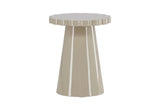Runder Beistelltisch Krull in glänzendem beige ⌀45 von Venture Home – Bild 18