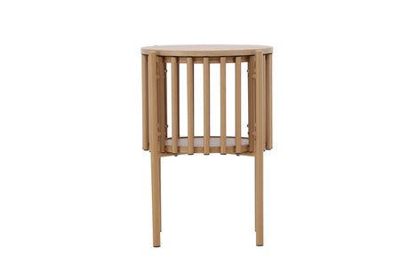 Runder Beistelltisch Rubbo naturfarbend ⌀45 von Venture Home – Bild 17