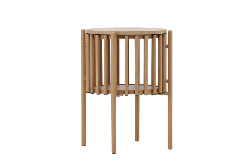 Runder Beistelltisch Rubbo naturfarbend ⌀45 von Venture Home – Bild 19