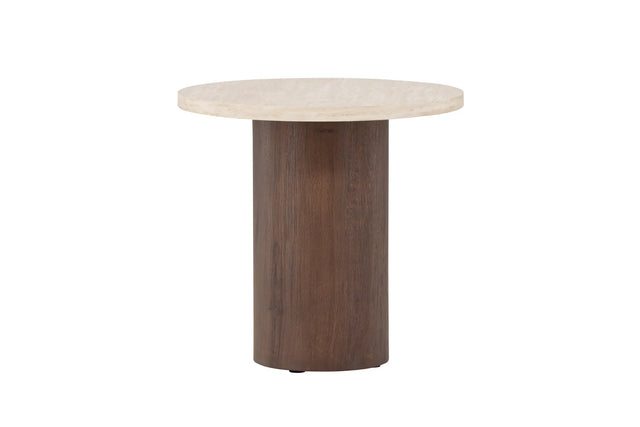 Runder Couchtisch Megga mit Travertinlook ⌀50 von Venture Home – Bild 17