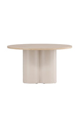 Runder Couchtisch Olivia in beige ⌀80 von Venture Home – Bild 3