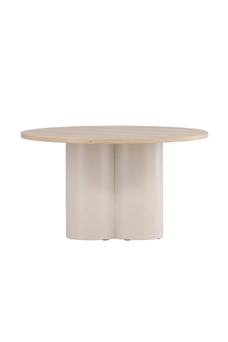 Runder Couchtisch Olivia in beige ⌀80 von Venture Home – Bild 3